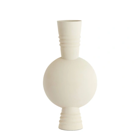 Vase "KAVANSI", 21×60 cm, cream color
