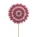 Decoration "Lola", 7.5 cm on a 50 cm stick, red color