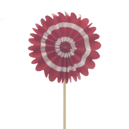 Decoration "Lola", 7.5 cm on a 50 cm stick, red color