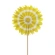 Decoration "Lola", 7.5 cm on a 50 cm stick, yellow