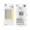 Neon Birthday Candles, 13,5 cm, 10 pcs.