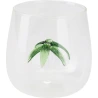 Glass with decoration, 400 ml