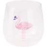 Glass with decoration, 400 ml