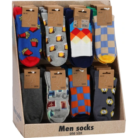 Men's socks, one size, 350×85 mm