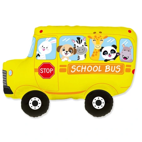 Foil Balloon „School Bus“, 66×80 cm