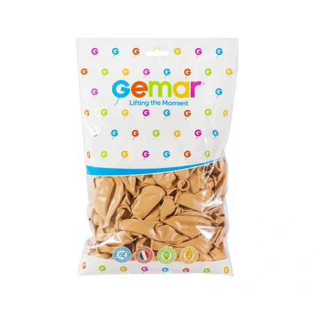 Balloons, 1 pack. - 100 pcs., 30 cm, cream
