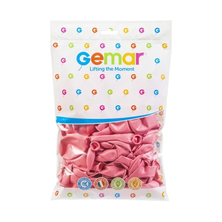 Balloons, 1 pack. - 100 vnt., 30 cm, pastel red