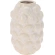 Vase, 24 cm, white with imitation shells