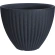 Flowerpot, anthracite, 39 cm