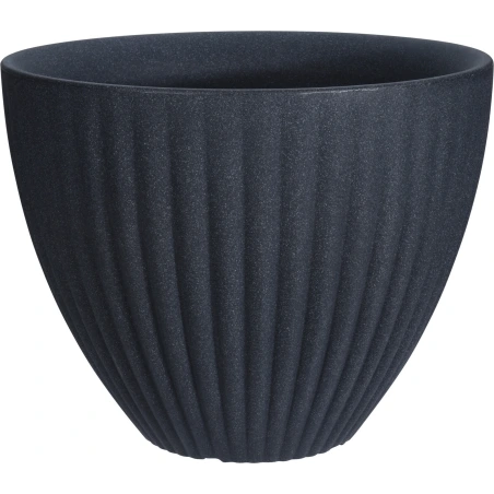 Flowerpot, anthracite, 39 cm