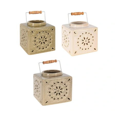 Ceramic lantern, 16 cm