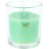 Scented candle in a glass jar