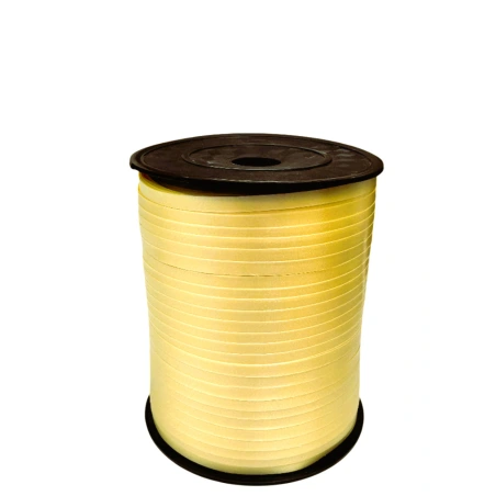 Polypropylene tape, 5 mm × 500 y (457.2 m), yellow