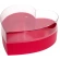 Heart Shaped Gift Box, 27×27 cm, red