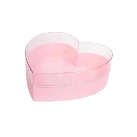 Heart Shaped Gift Box, 27×27 cm, pink