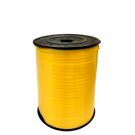 Polypropylene tape, 5 mm × 500 y (457.2 m), yellow