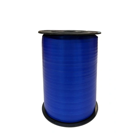 Painted polypropylene ribbon, 5 mm × 500 y (457.2 m), dark blue