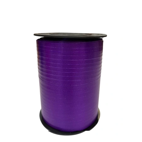 Dažyta polipropileno juostelė, 5 mm × 500 y (457,2 m),  violetinės spalvos