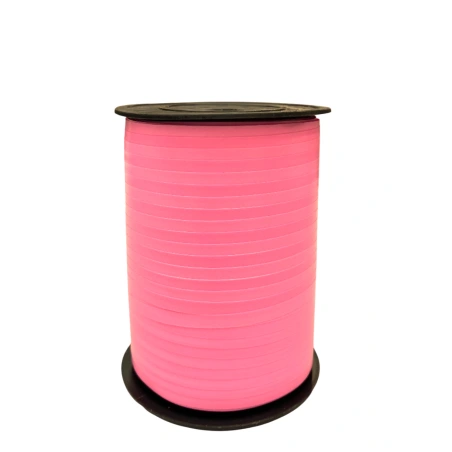 Painted polypropylene ribbon, 5 mm × 500 y (457.2 m), pink