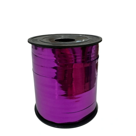 Metallized polypropylene ribbon, 5 mm × 250 y (228.6 m), dark purple