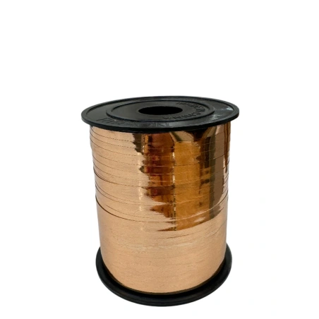 Metallized polypropylene tape, 5 mm × 250 y (228.6 m), brown