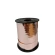 Metallized polypropylene ribbon, 5 mm × 250 y (228.6 m), rose gold color