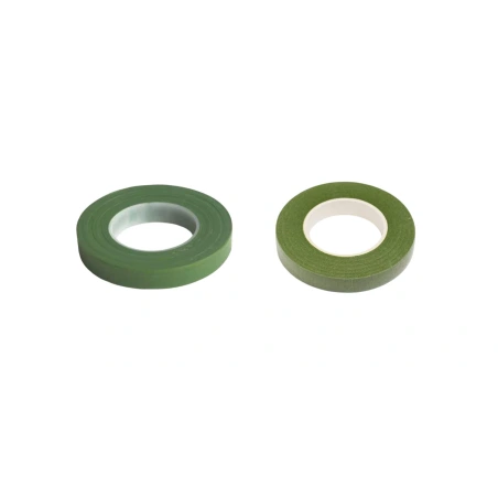Tape, 1,3 cm × 27 m, 1 pack - 2 pcs., light and dark green