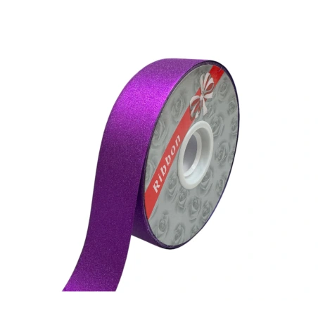 Ribbon, 2.8 mm × 100 y (91.44 m), one side glossy, purple