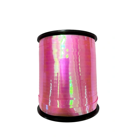 Ribbon, 5 mm × 250 y (228.6 m), dark pink rainbow colors