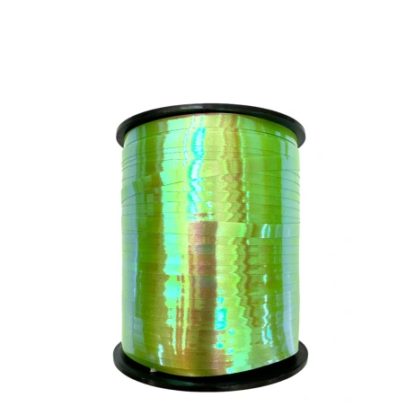 Ribbon, 5 mm × 250 y (228.6 m), light green rainbow