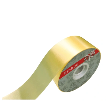 Ribbon, 50 mm × 100 y (91.44 m), light yellow