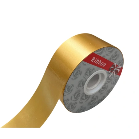 Ribbon, 50 mm × 100 y (91.44 m), gold
