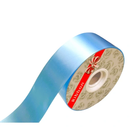 Ribbon, 50 mm × 100 y (91.44 m), light blue