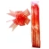 Organza ribbon, 50 mm × 75 cm, red color, 1 pack - 10 pcs.
