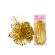 Organza ribbon, 50 mm × 120 cm, gold color