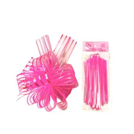 Organza ribbon, 50 mm × 120 cm, pink