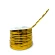 Swivel mounting tape, 100 y (91.44 m), gold color
