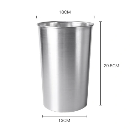 Aluminum Vase, 29,5×18×13 cm