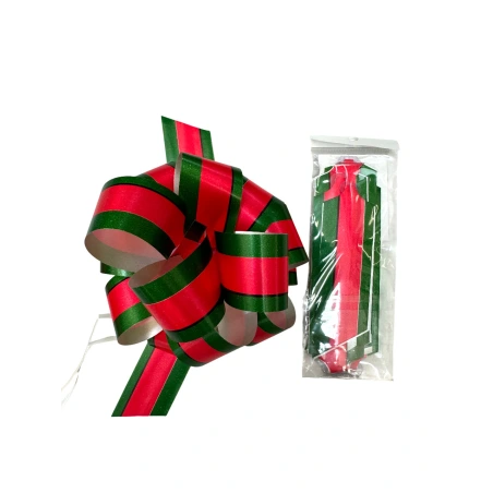Ribbon, 2.8×96 cm, red-green