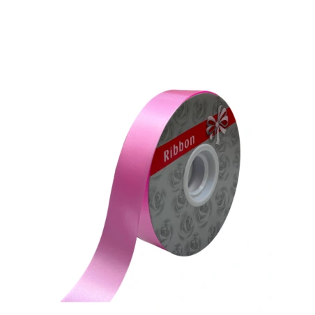 Polypropylene ribbon, 1.8 cm × 100 y (91.44 m), pink