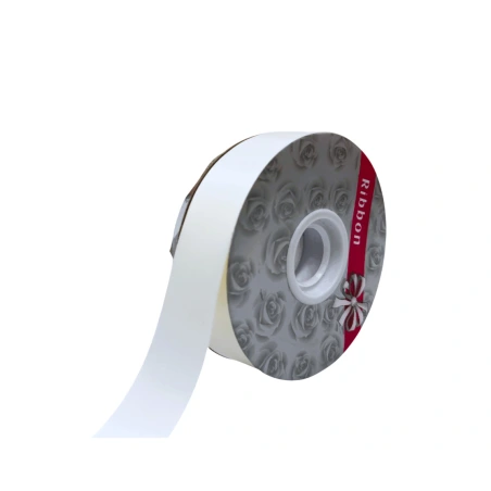 Polypropylene tape, 2.8 cm × 100 y (91.44 m), white