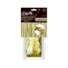 Fringe Deco Curtain B&C Swirls - Silver Stars, gold, 100x200 cm