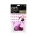Fringe Deco Curtain B&C Hearts, mat purple, 100x200 cm