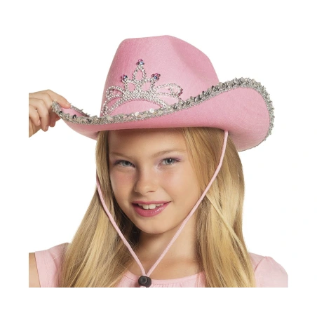 Pink Princess hat for children