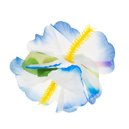 Hawaiian hairpin, big, blue, 7,5×12 cm
