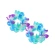 Hawaiian bracelets, blue-purple, 2 pcs.