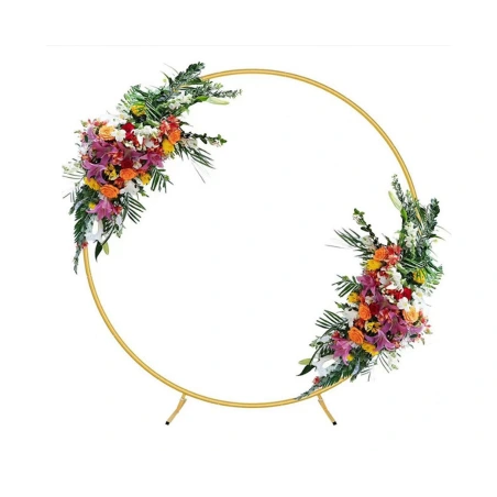 Round frame, gold, 150 cm