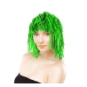 Foil wig, green