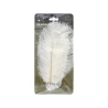 Headband with feather Retro, white