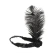 Headband with feather "Retro" (black)